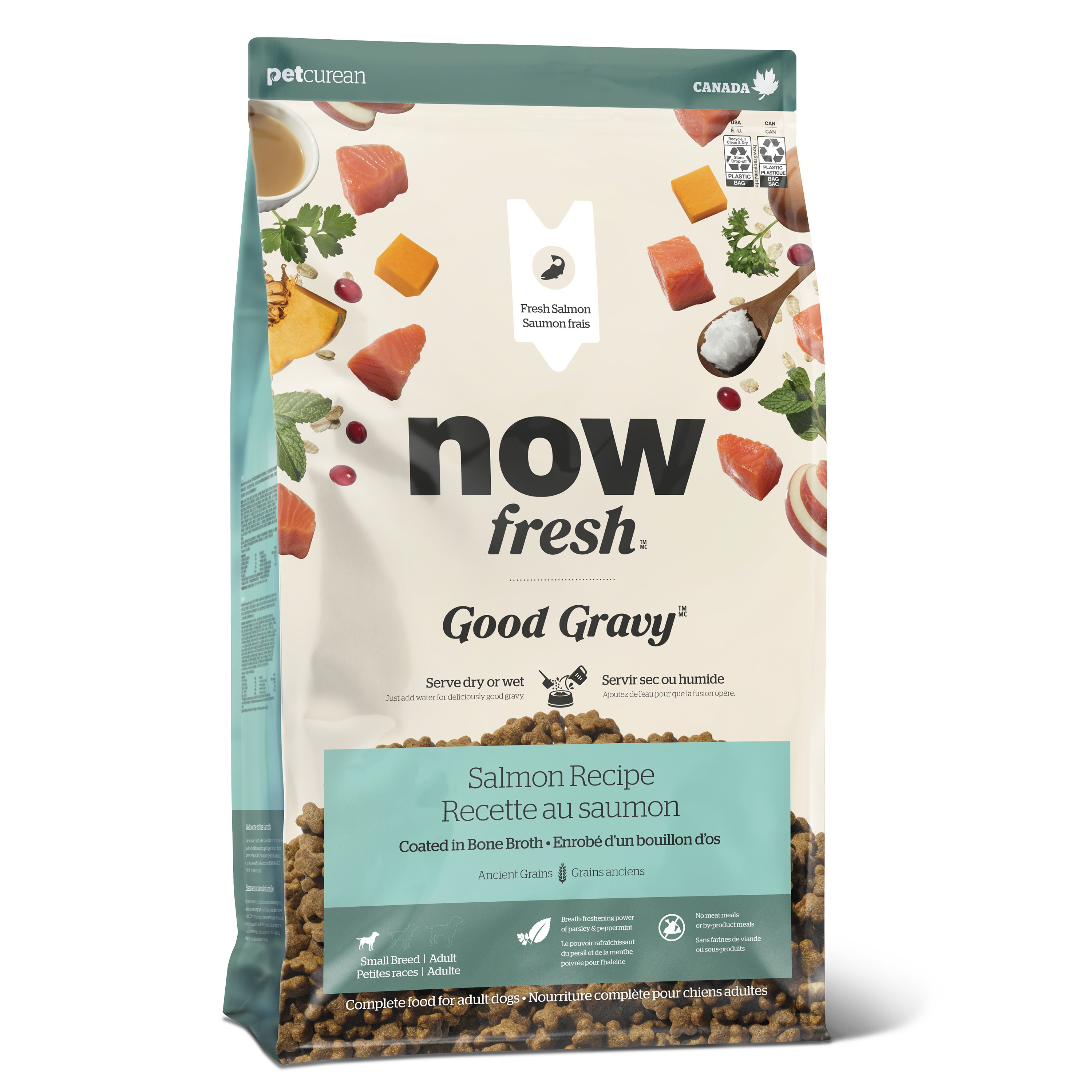 NOW FRESH Good Gravy Small Breed Adult Salmon Recipe with Ancient Grains for dogs | 1.6kg