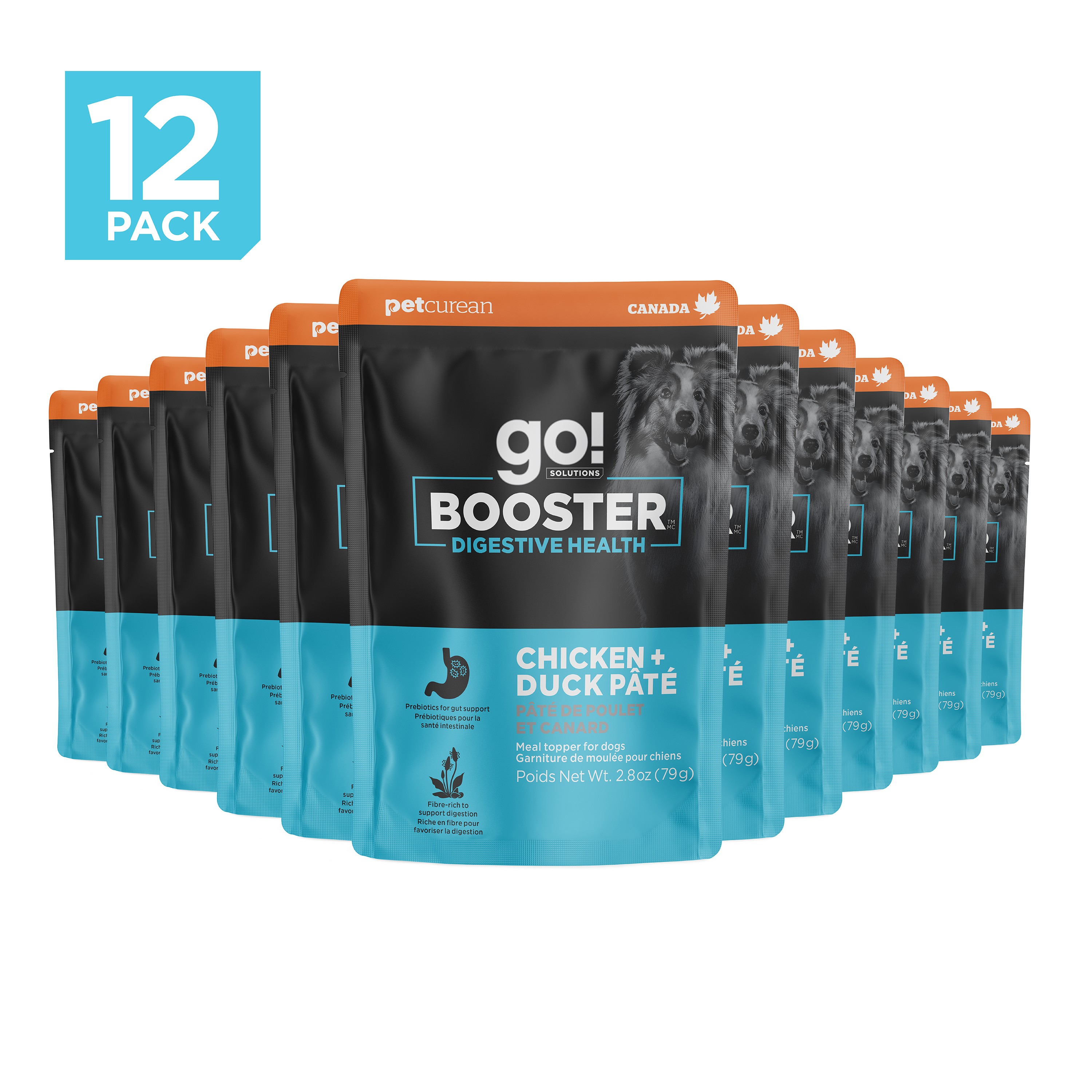 *NEW* GO! SOLUTIONS Booster Digestive Health Chicken + Duck Pate DF | 24/79g