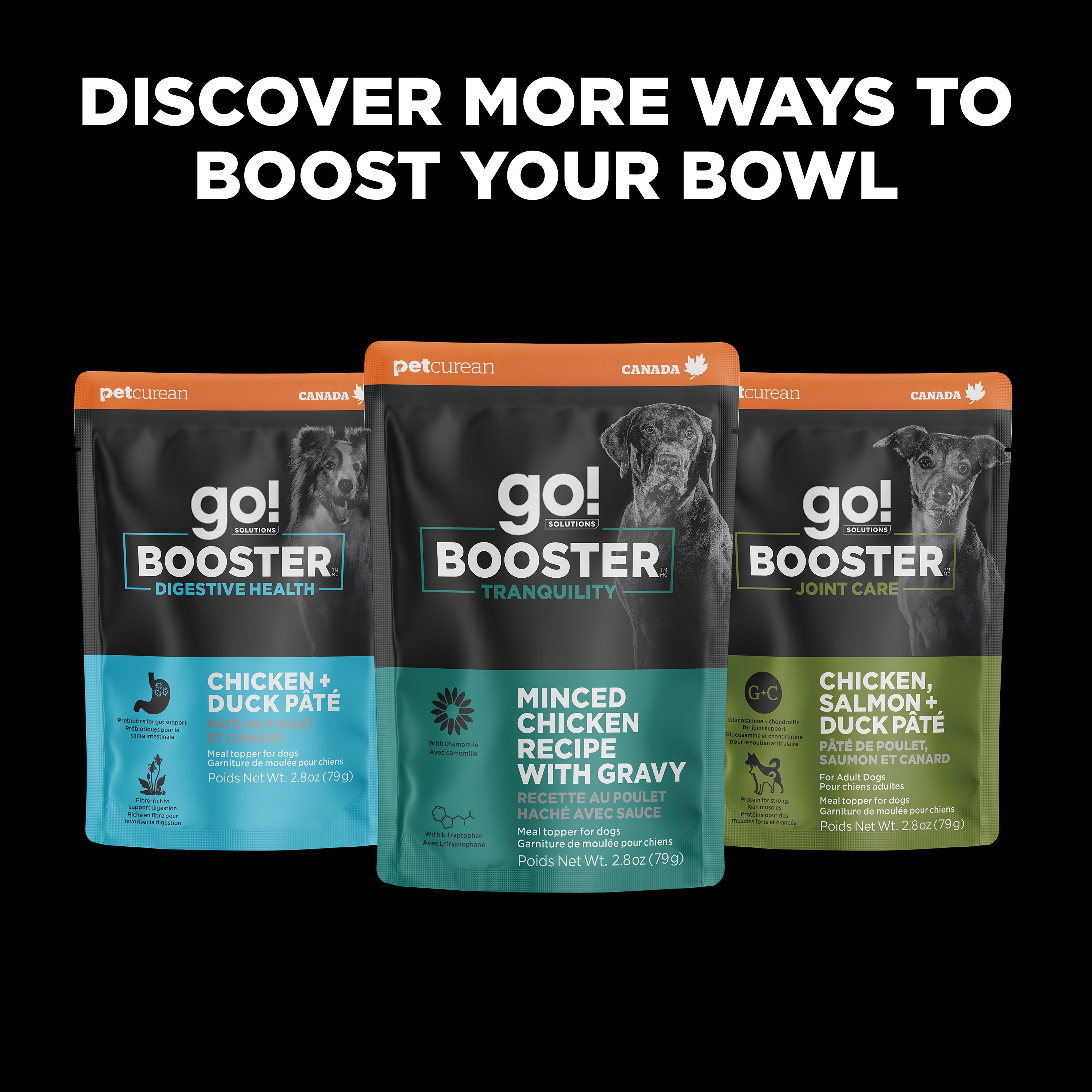 *NEW* GO! SOLUTIONS Booster Immune Health Shredded Chicken + Salmon Recipe | 24/79g