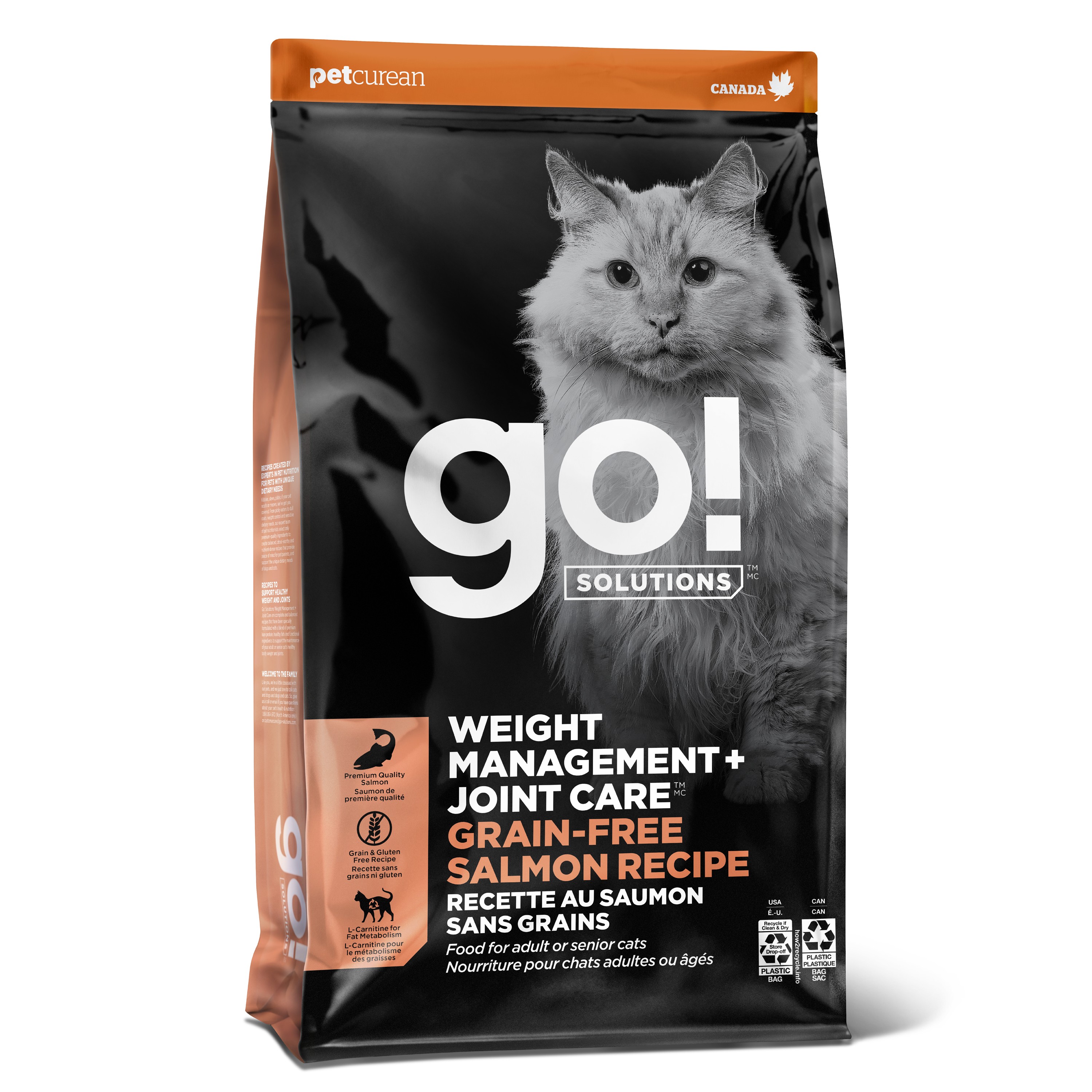 GO! SOLUTIONS Weight Management & Joint Care Salmon Recipe for Cats | 2.72kg