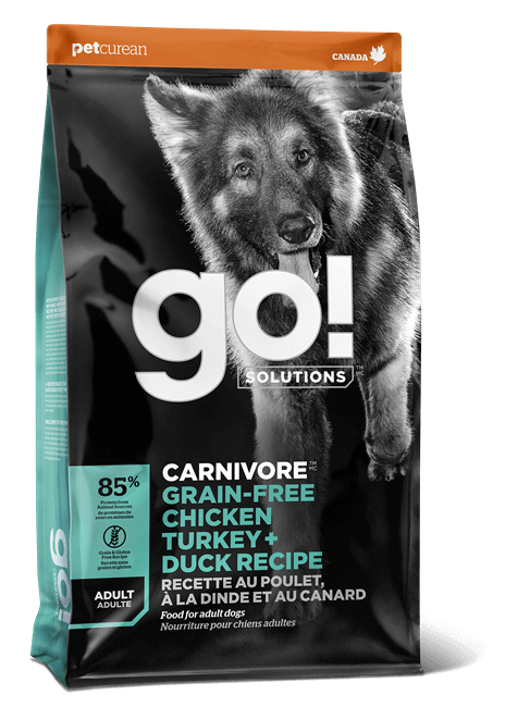 GO! SOLUTIONS CARNIVORE GF Chicken, Turkey + Duck Adult Recipe | 1.6kg