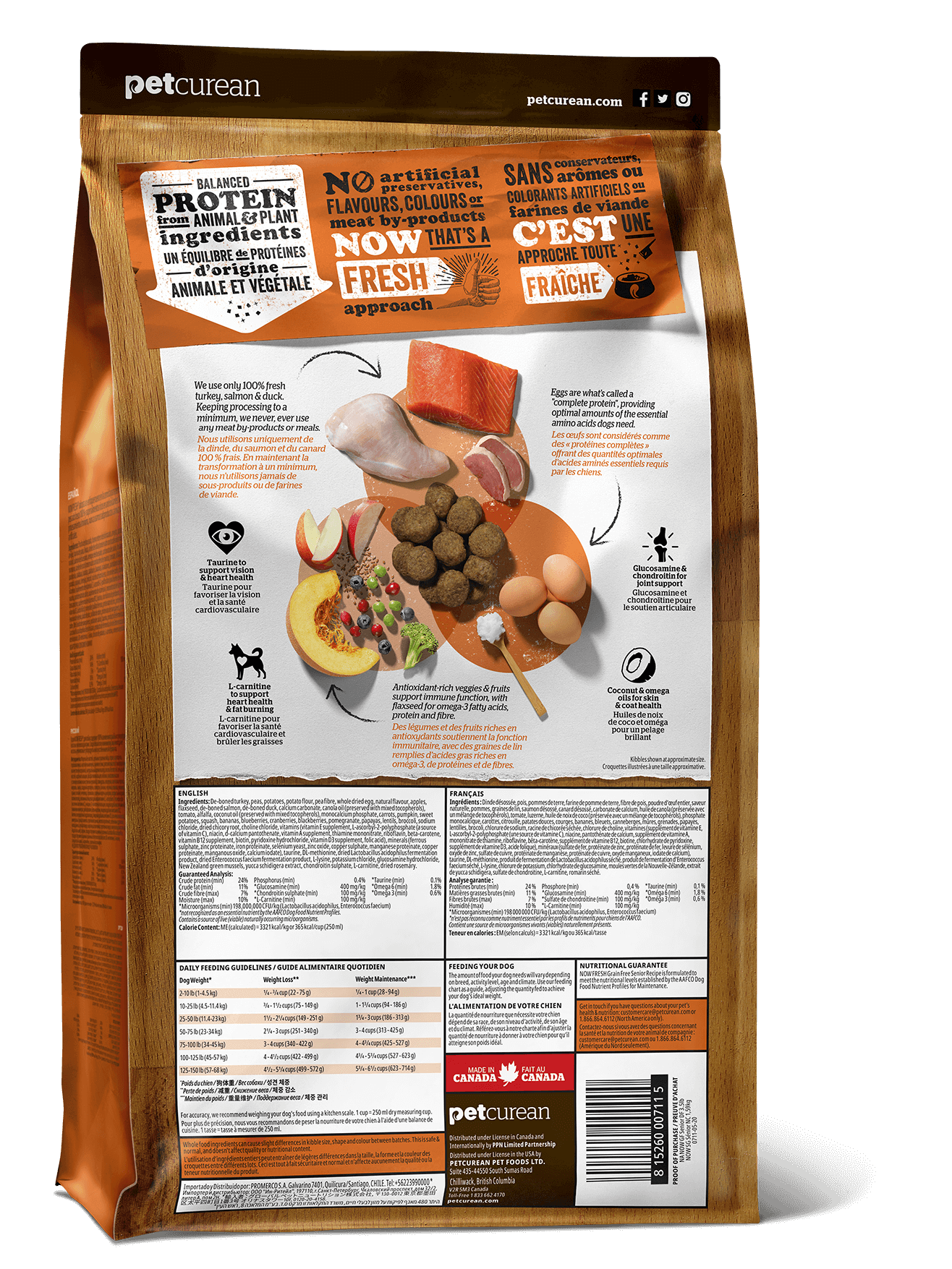 NOW FRESH Turkey, Salmon + Duck Senior Recipe | 5.4kg